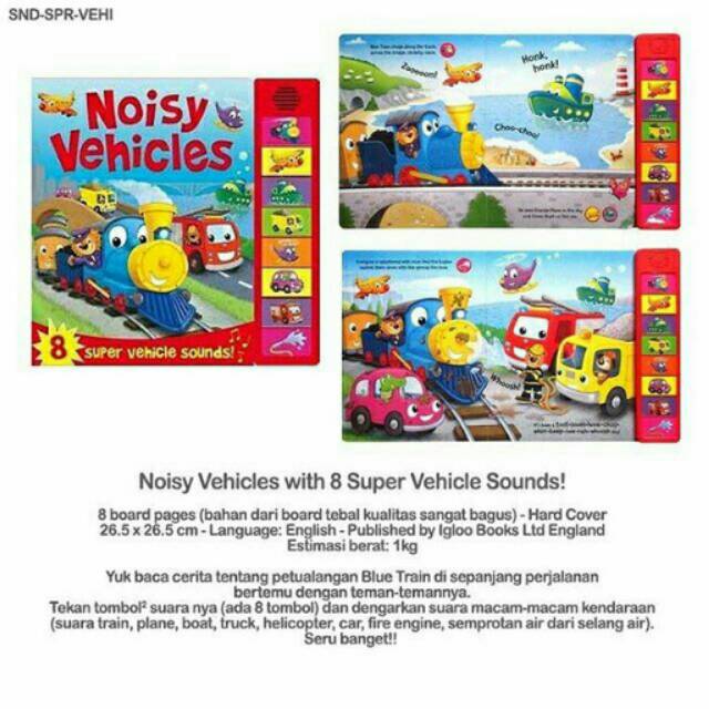 Noisy Vehicles Sound Book