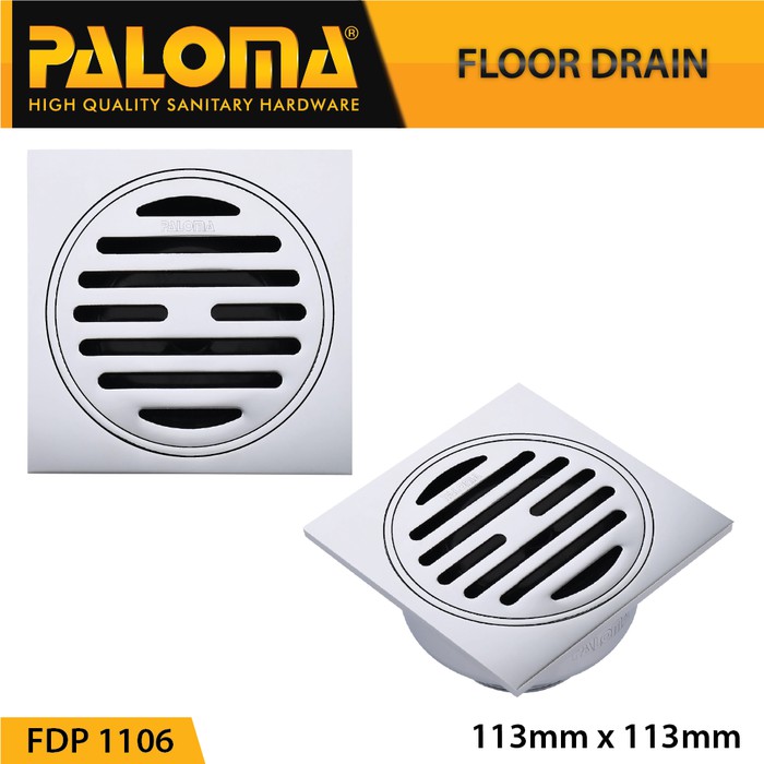 Floor Drain Paloma FDP 1106 Lubang Saringan Air Lantai Mandi Anti Serangga Kecoa Tikus Anti Bau