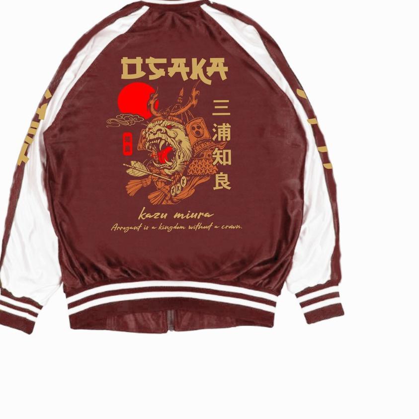 ➤ JACKET PRIA - Jaket Sukajan murayama tsurutori wariors original kazumiura apparel ◙