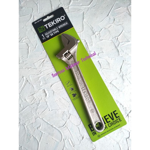 TEKIRO 10&quot; Kunci Inggris Adjustable Wrench 10 Inchi