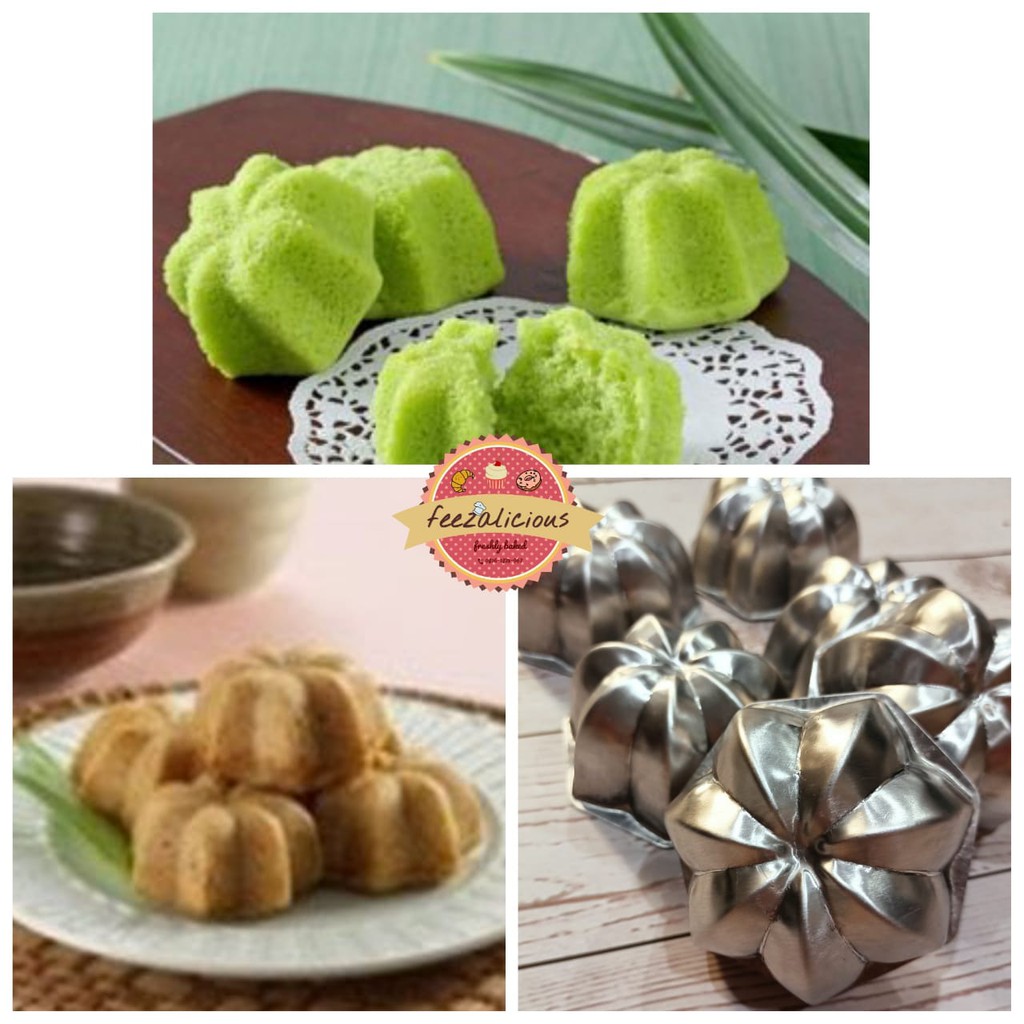 Cetakan Bolu Sakura / Cetakan Bolu Kukus / Cetakan Apem / Feezalicious