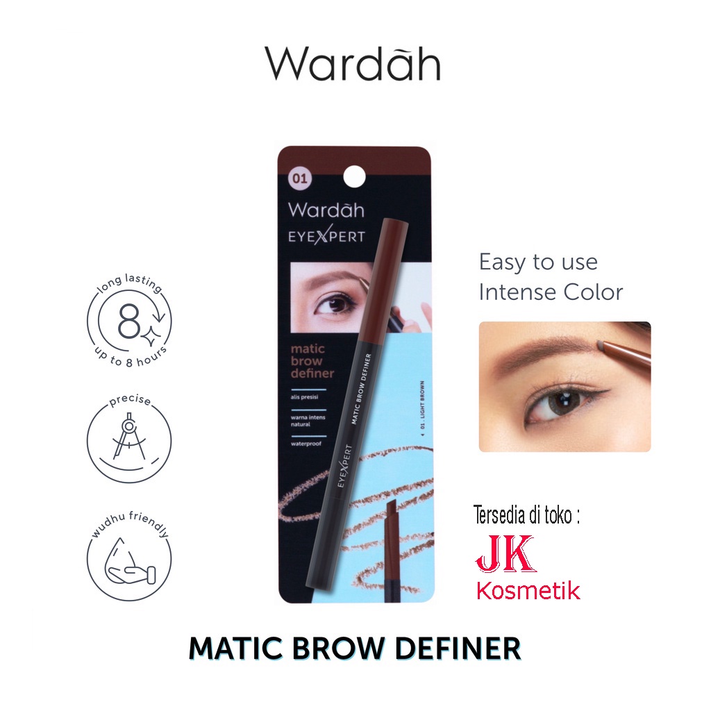 Wardah Eyebrow Matic Brow Definer - Pensil Alis Matic