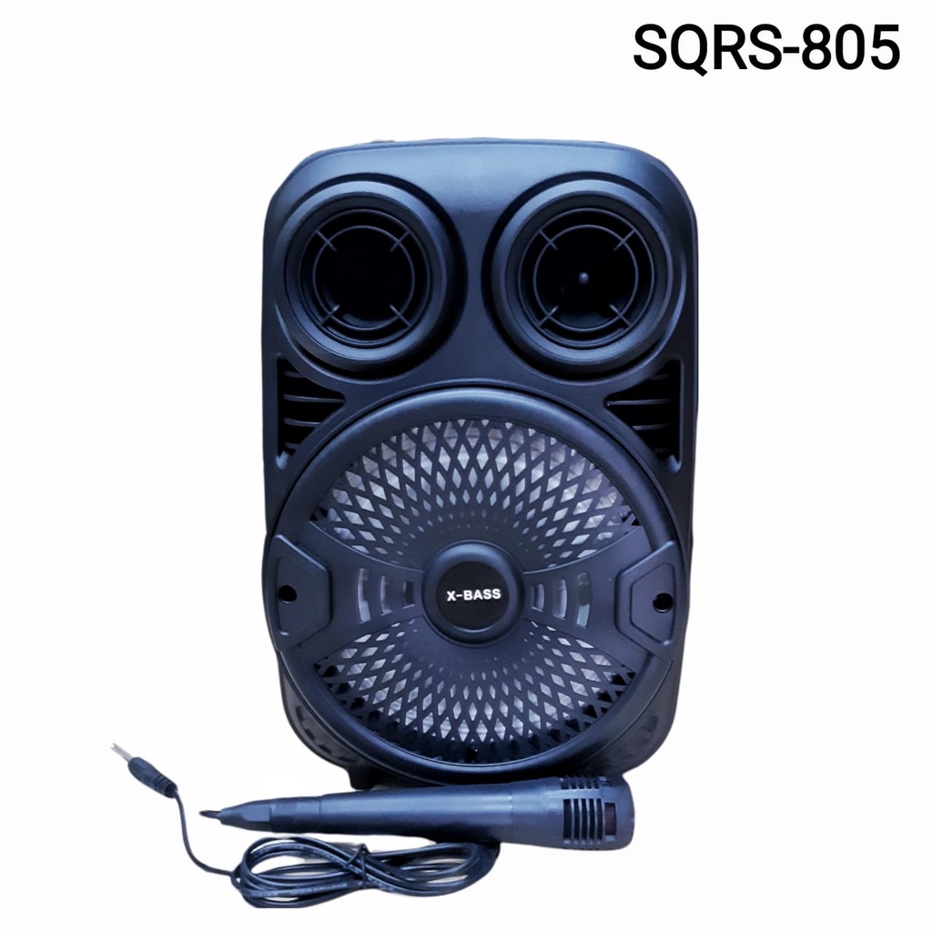 Speaker Bluetooth SQRS805 SQ-805 8.5inch SQRS885 Speaker Plus Mic Karaoke