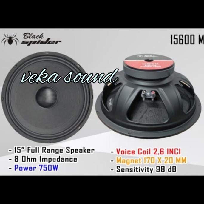 Promo Speaker Black Spider 15 Inch 15600 M Komponen Black Spider 15600 M Ori