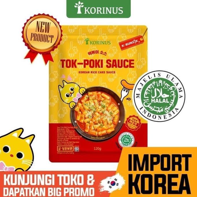

:::::::] Korinus Tokpoki Sauce / Tteokbokki Sauce / Toppoki Sauce Halal.120gr