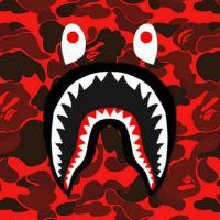 Kaos Bape X Baby Milo Wgm Shark Bts Hypebeast Tee Shopee Indonesia