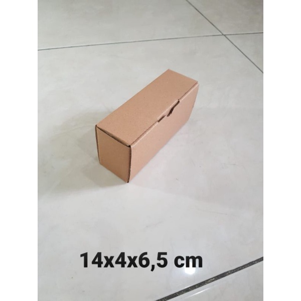 

Kardus Box uk. 14x4x6,5 cm Kotak Karton Die Cut