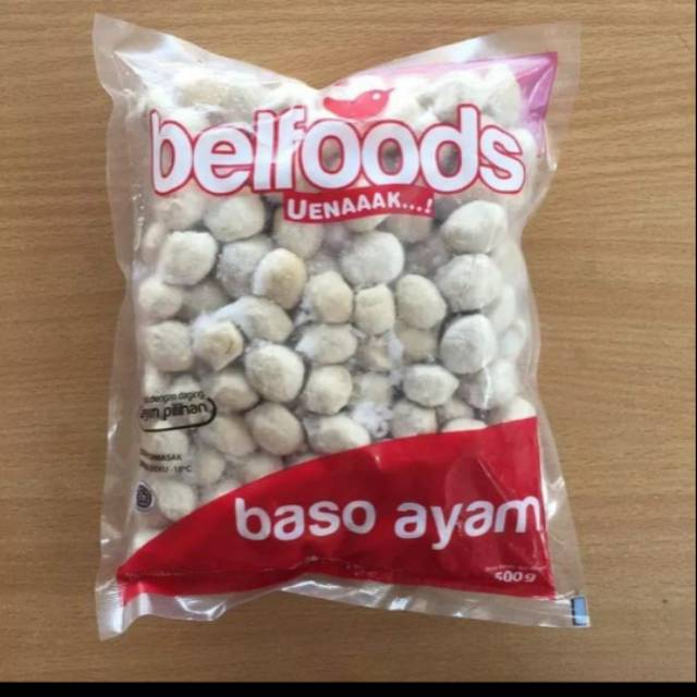 

Belfoods Baso ayam mini 500 gram isi 100 pcs