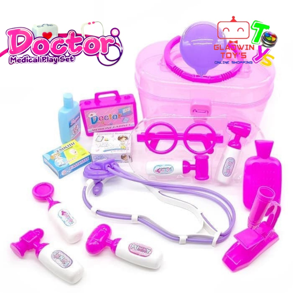 MAINAN DOKTER SET DOCTOR MEDICAL PLAYSET BOX DOKTER KECIL