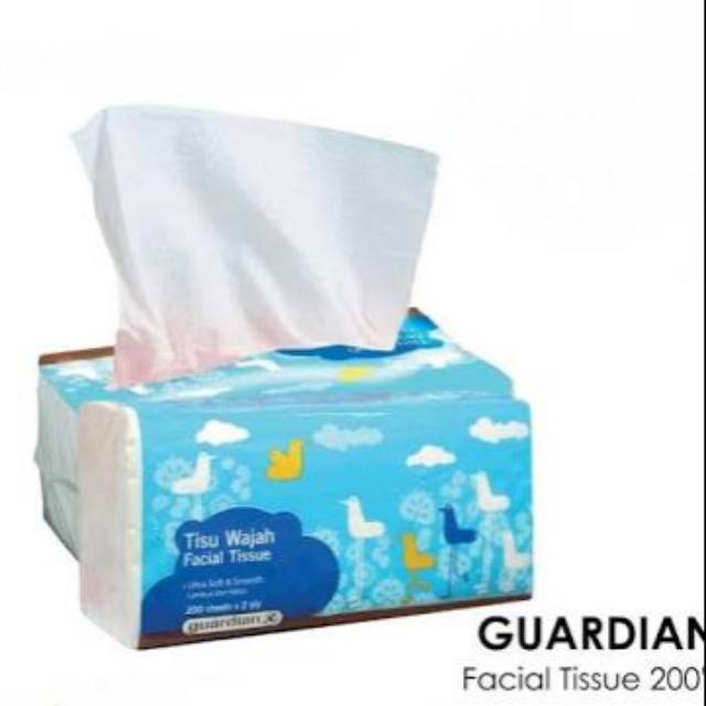 Tissue Guardian Facial Tissue 200 Sheets