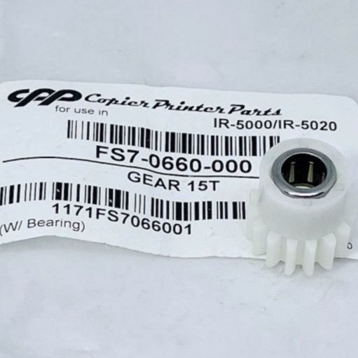

Gear 15T Mesin Fotokopi Canon IR 6000/6570/5075 FS7-0660-000 CPP