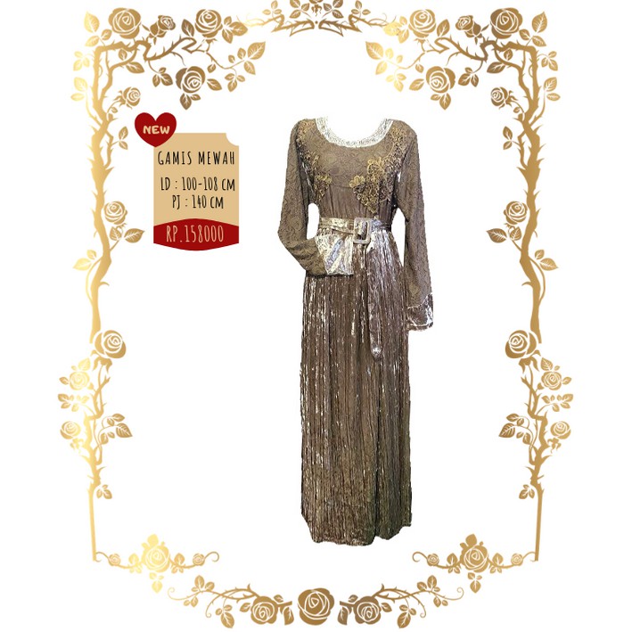 GAMIS MEWAH | GAMIS BLUDRU | GAMIS PLISKET