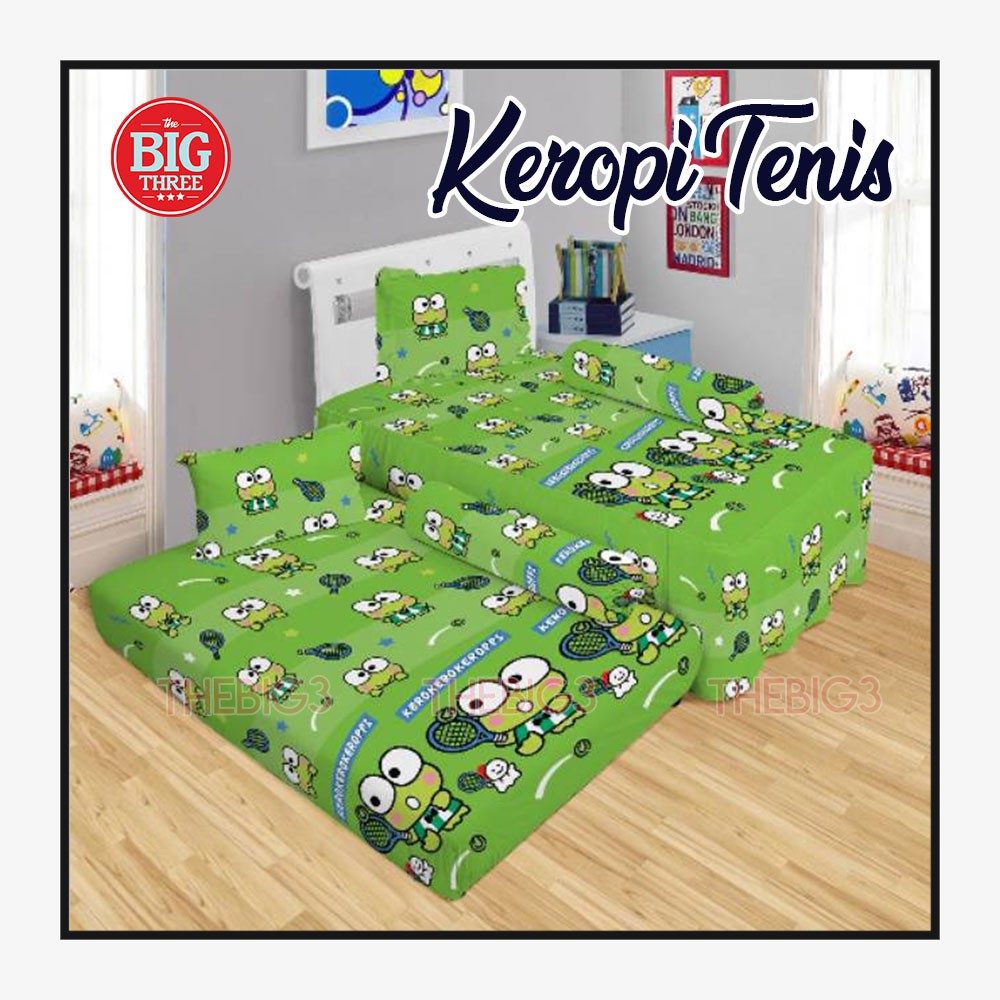 Set Sprei SORONG DUO Lady Rose 120x200 motif KERO KEROPPI KEROPI Single 120 LADYROSE 2in1