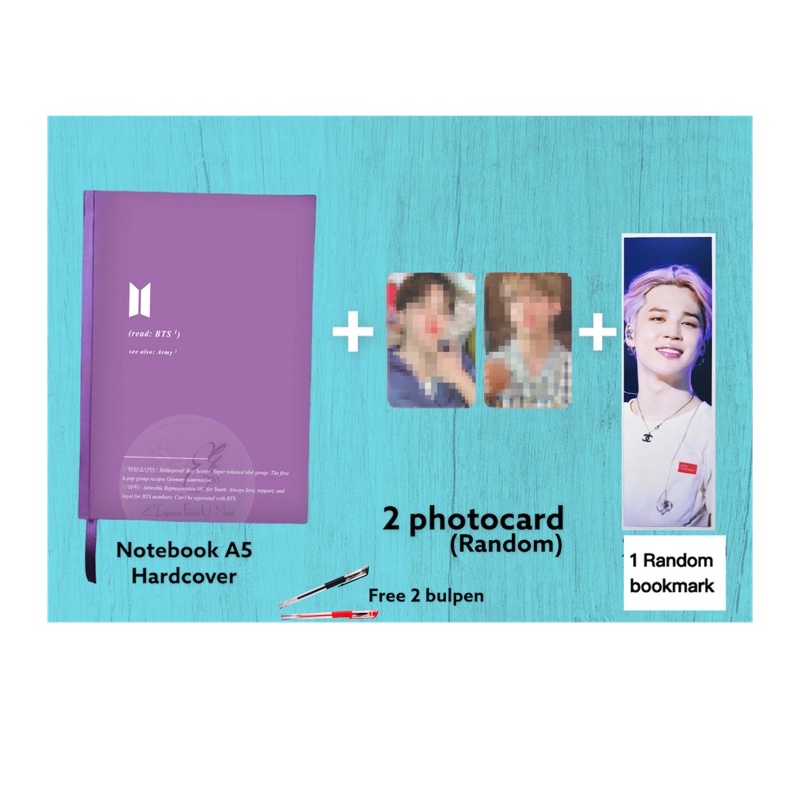 

Notebook BTS hardcover fankit