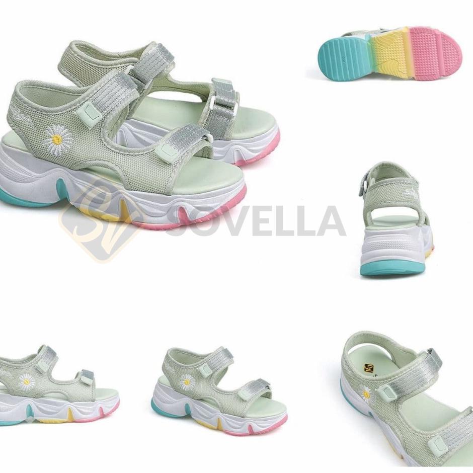 Hot Sell.. SOVELLA Seojin Sepatu Sandal Tali Sendal Wanita Import