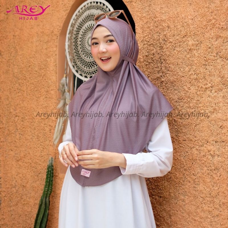 Hijab Instan Bergo Kanza/ Jersey Kanza/ Original By Arey/ Bisa Cod