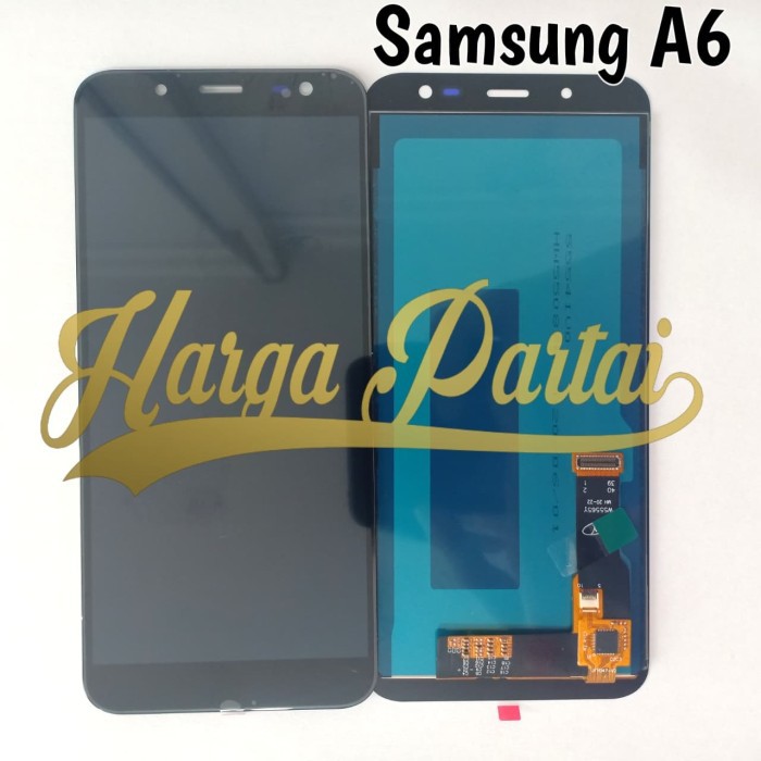 LCD TOUCHSCREEN SAMSUNG A6 2018 A600G ORIGINAL BLACK KONTRAS - HG