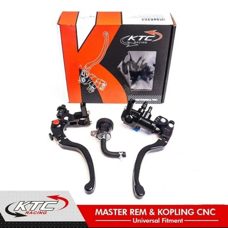 Handle Master Rem Ktc Racing Original Master Rem Ktc 1 Tabung Smoke Set Kiri Kanan Full Cnc Universa