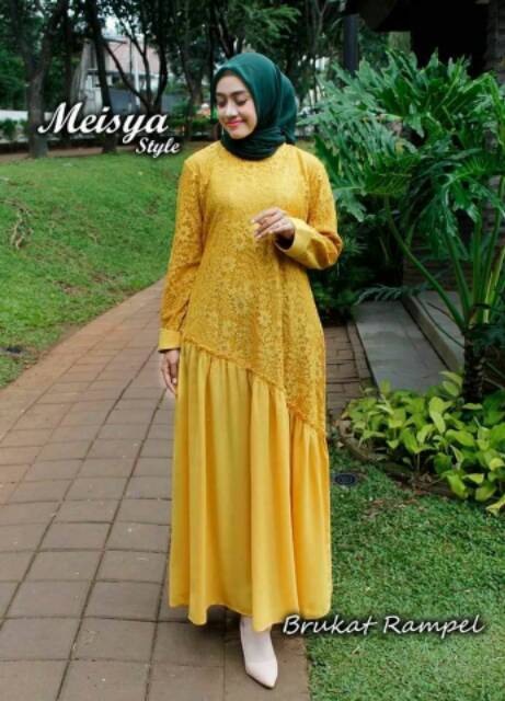 (PROMO)SET SYAR'I BRUKAT JUMBO PRITA MEW MAROON 6 WARNA LAINYA SETELAH HAJI UMROH GAMIS SYARI BRUKAT