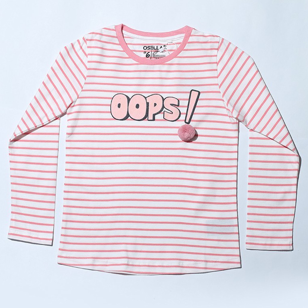  Osella  Baju Anak  Perempuan Tshirt OOPS Pink Shopee Indonesia