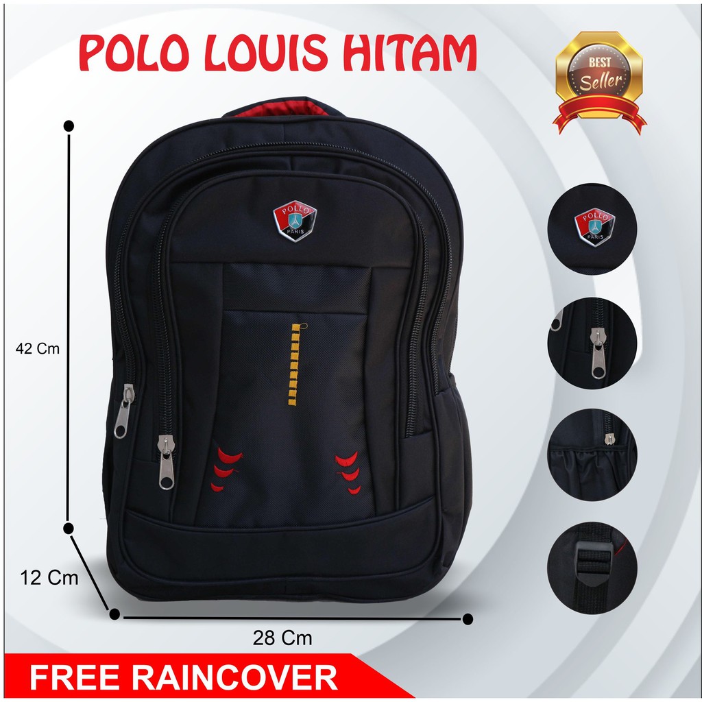 Jual Tas  Ransel Gendong Punggung Polo  Laptop Sekolah Anak  