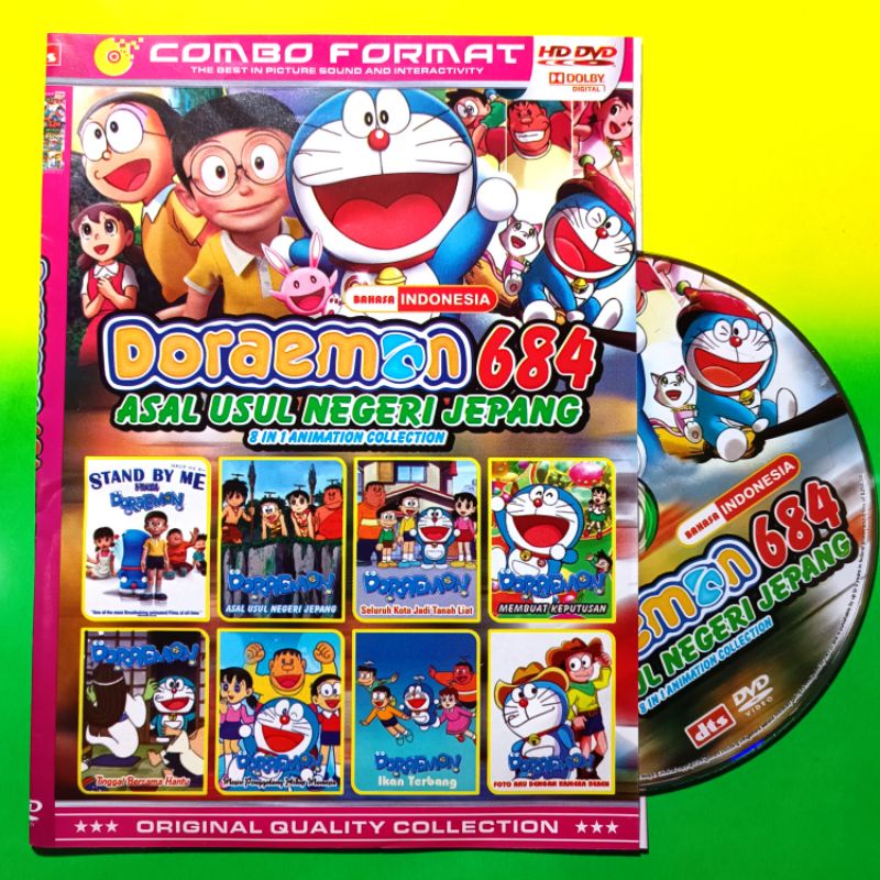 Kaset Film Kartun Anak DORAEMON VOLUME 684 Bahasa Indonesia TERBARU.