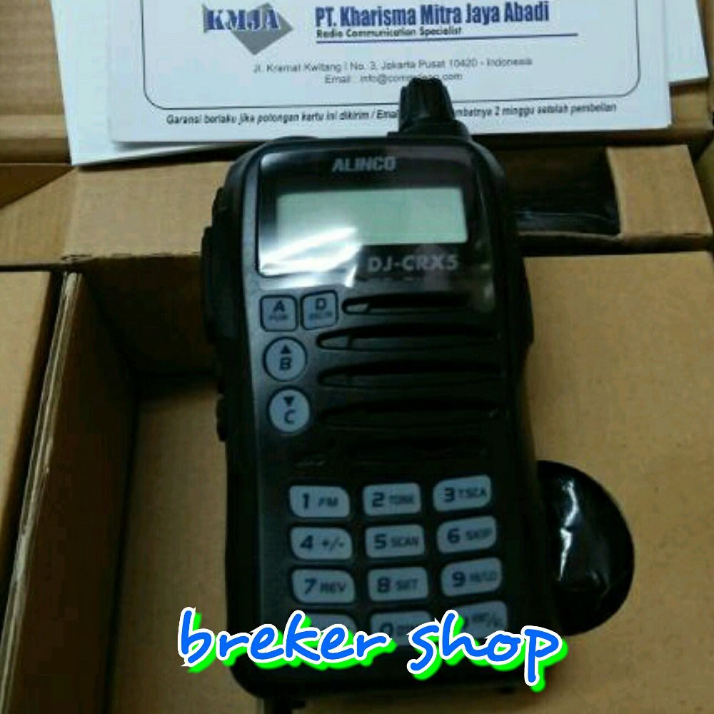 HT ALINCO CRX 5 DUALBAND GARANSI RESMI ORIGINAL Terbaik
