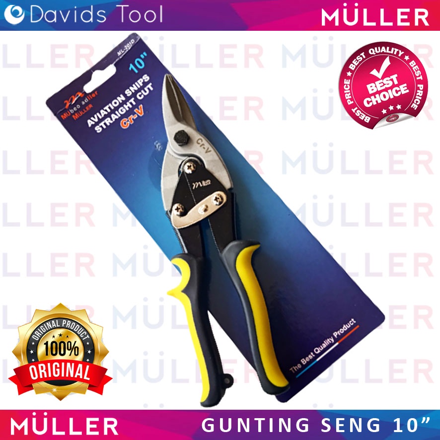 Gunting Baja Ringan Seng Holo Galvalum Hollow 10 Inch Muller