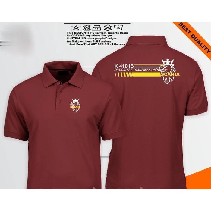 POLOSHIRT KAOS KERAH BISMANIA SCANIA JETBUS TERLARIS - polo bismania