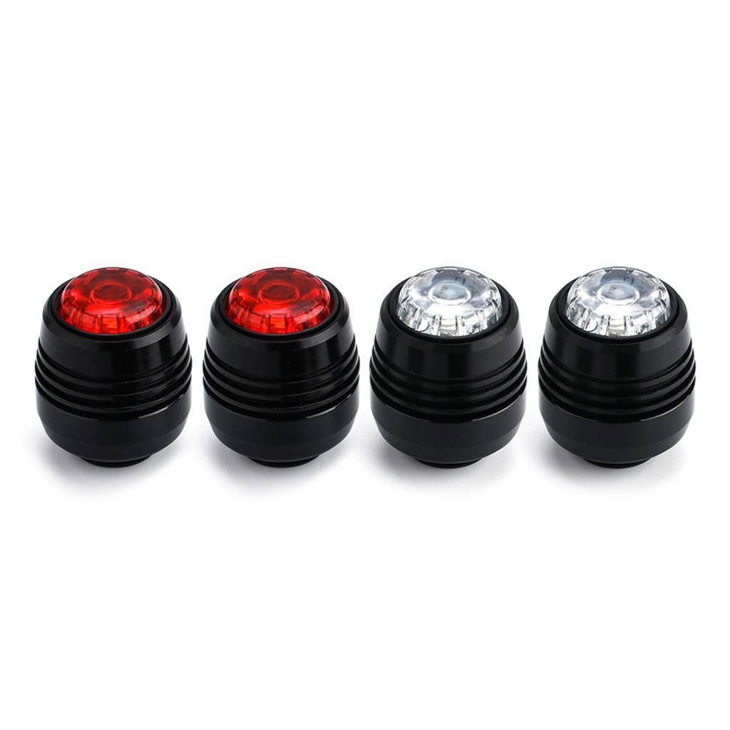 Ht Profesional Skateboard Lampu LED Peringatan Longboard Bersepeda Malam Anti Air Ada 4roda