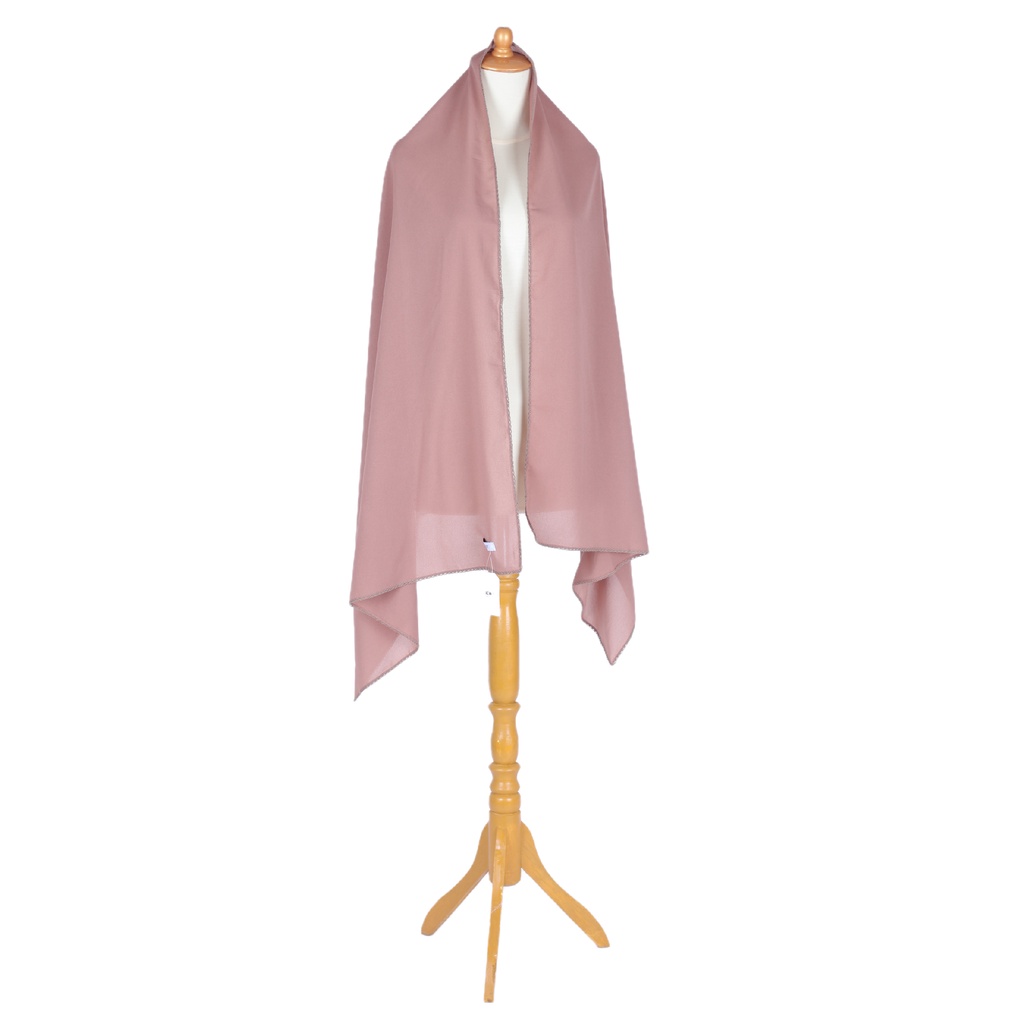 Pashmina Diamond Crochet - Tiara Shawl-Moccacino