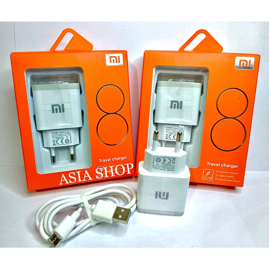 CHARGER ORIGINAL XIAOMI TYPE-C CHARGER XIAOMI MI A1 / MI 8 / REDMI 8 REDMI 9 / REDMI NOTE 7 NOTE 8 Fast Charging