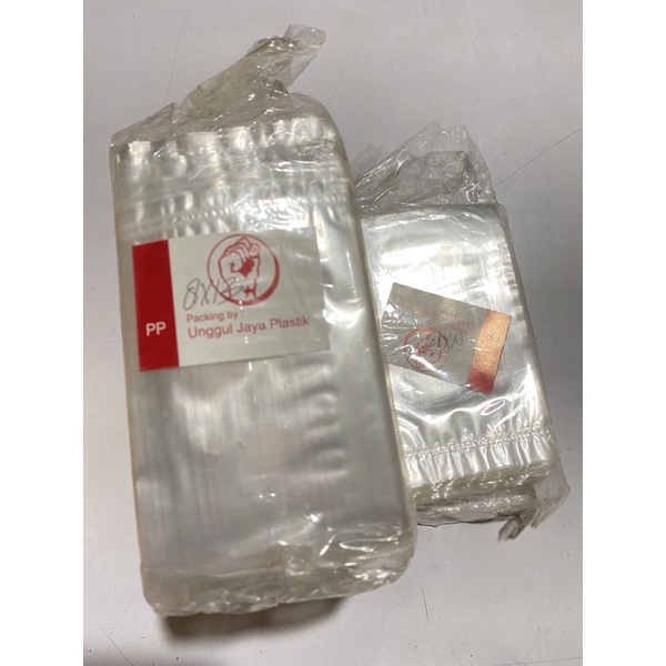 

Plastik kaca 13x8cm isi 50 lbr