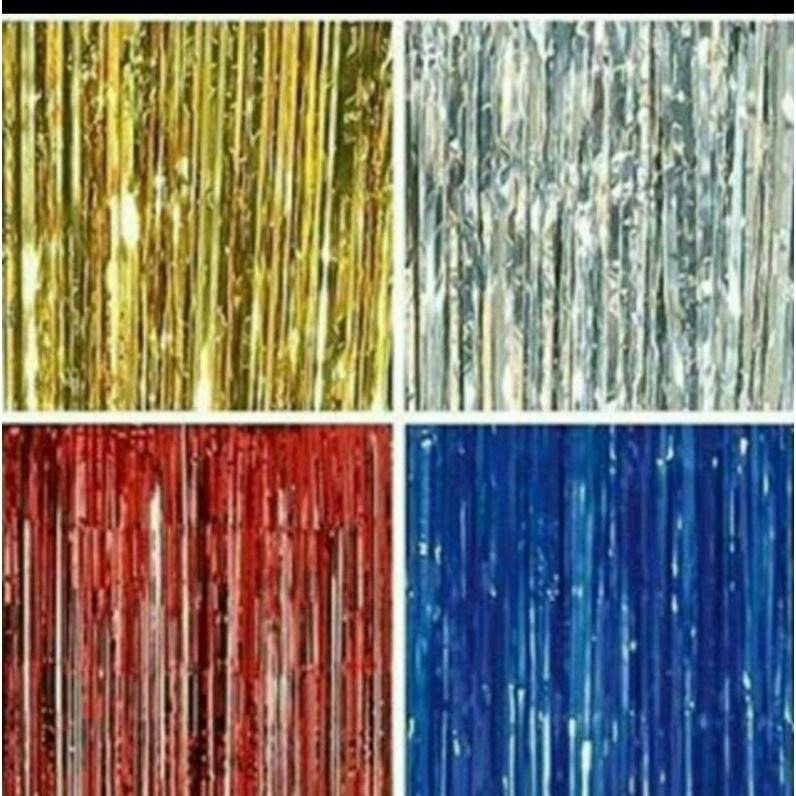 back ground dinding motif tirai foil /tirai dekorasi