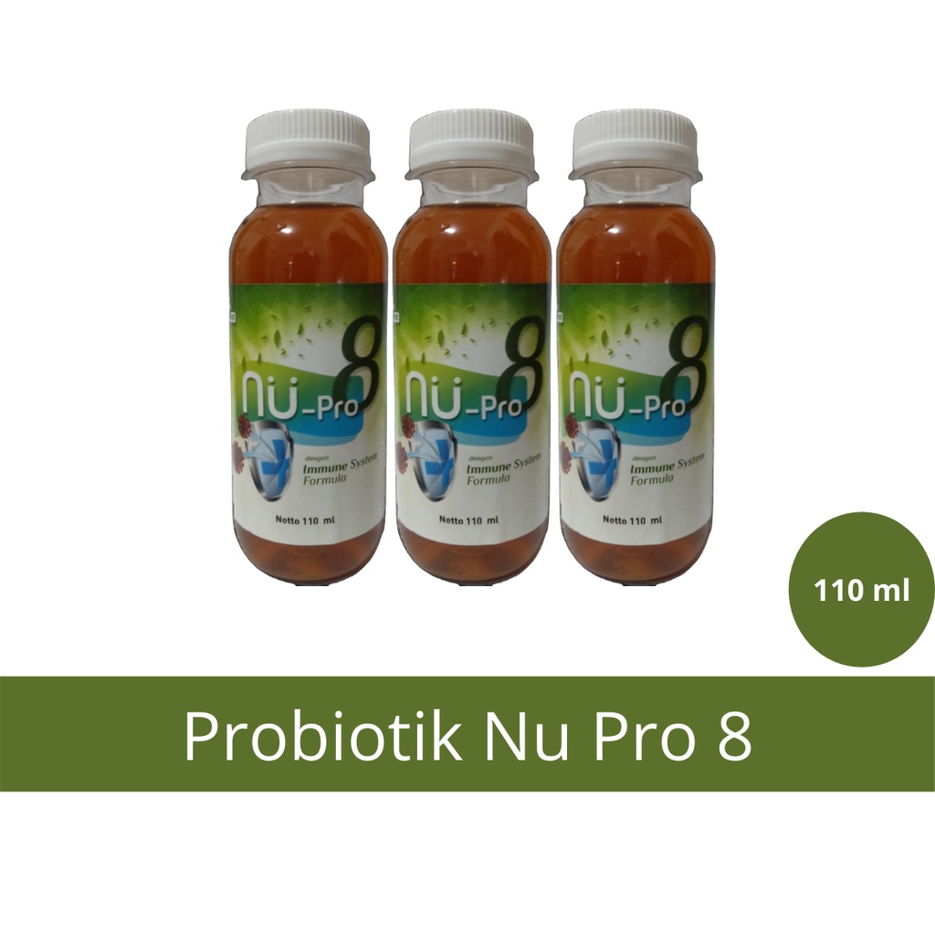 ORIGINAL | Nu Pro 8 | Imun Booster | Obat Flu Batuk | immune system | Probiotik | Prof Sukardi