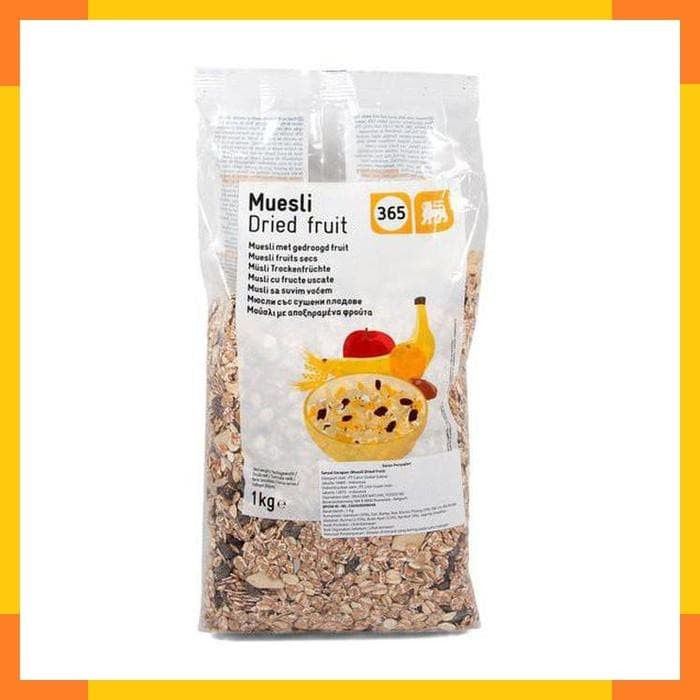 Jual Muesli Dried Fruit 365. Berat 1 KG Shopee Indonesia