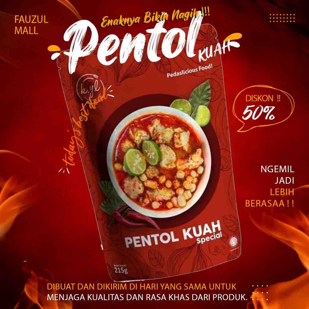 

[BURUAN BELUM KEHABISAN LAGI!] Pentol Kuah