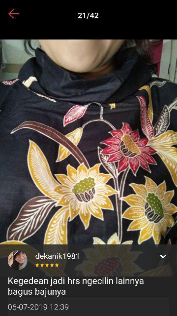 Atasan Batik Tunik Batu Shanghai