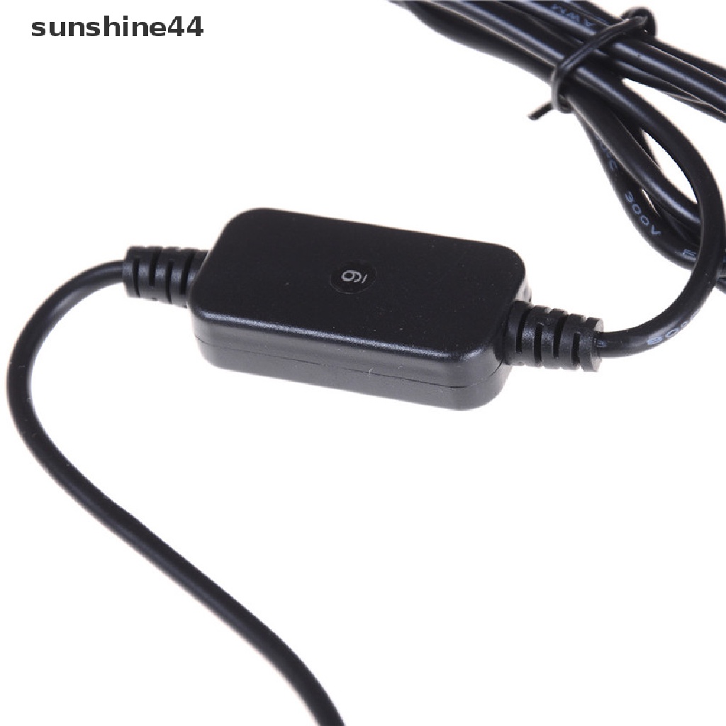 Sunshine Kabel Konverter DC-DC USB 5V Ke 9V / 12V Jack 5.5x2.1mm