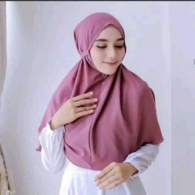 Bergo Maryam diamond / hijab Khimar bergo Maryam non pet