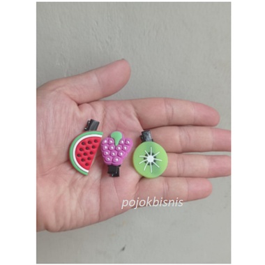 10 PCS JEPIT RAMBUT MOTIF BUAH LUCU / JEPIT RAMBUT ANAK REMAJA DEWASA LUCU