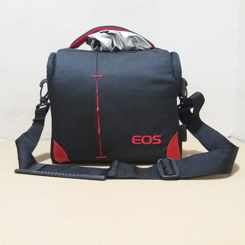 Tas Kamera Raincoat DSLR Canon EOS 100D 200D 3000D 1300D 1500D 750D 800D Tas SLR Canon EOS 2 Lensa