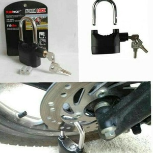 Barangunik2021- Gembok Alarm Anti Maling (Alarm lock , Kunci Gembok Alarm )