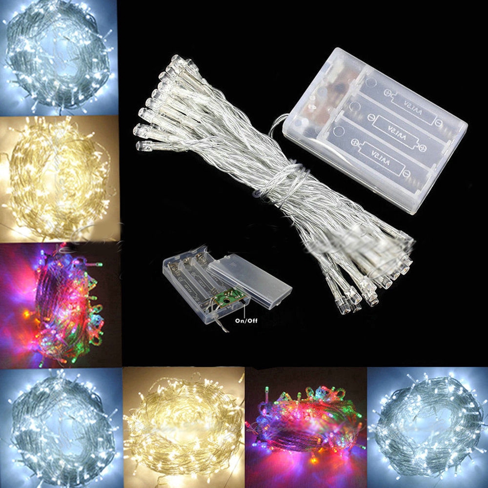 [BARU&amp;PROMO] 2M/3M/4M LED String Fairy Lights Xmas Wedding Party Home Garden House Wall Decor