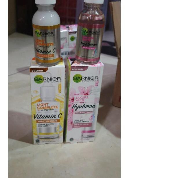 ♩ SERUM GARNIER LIGHT COMPLETE VIT-C LEMON YUZU & SAKURA WHITE HYALURON SERUM 30ml ex2023/24 ✳