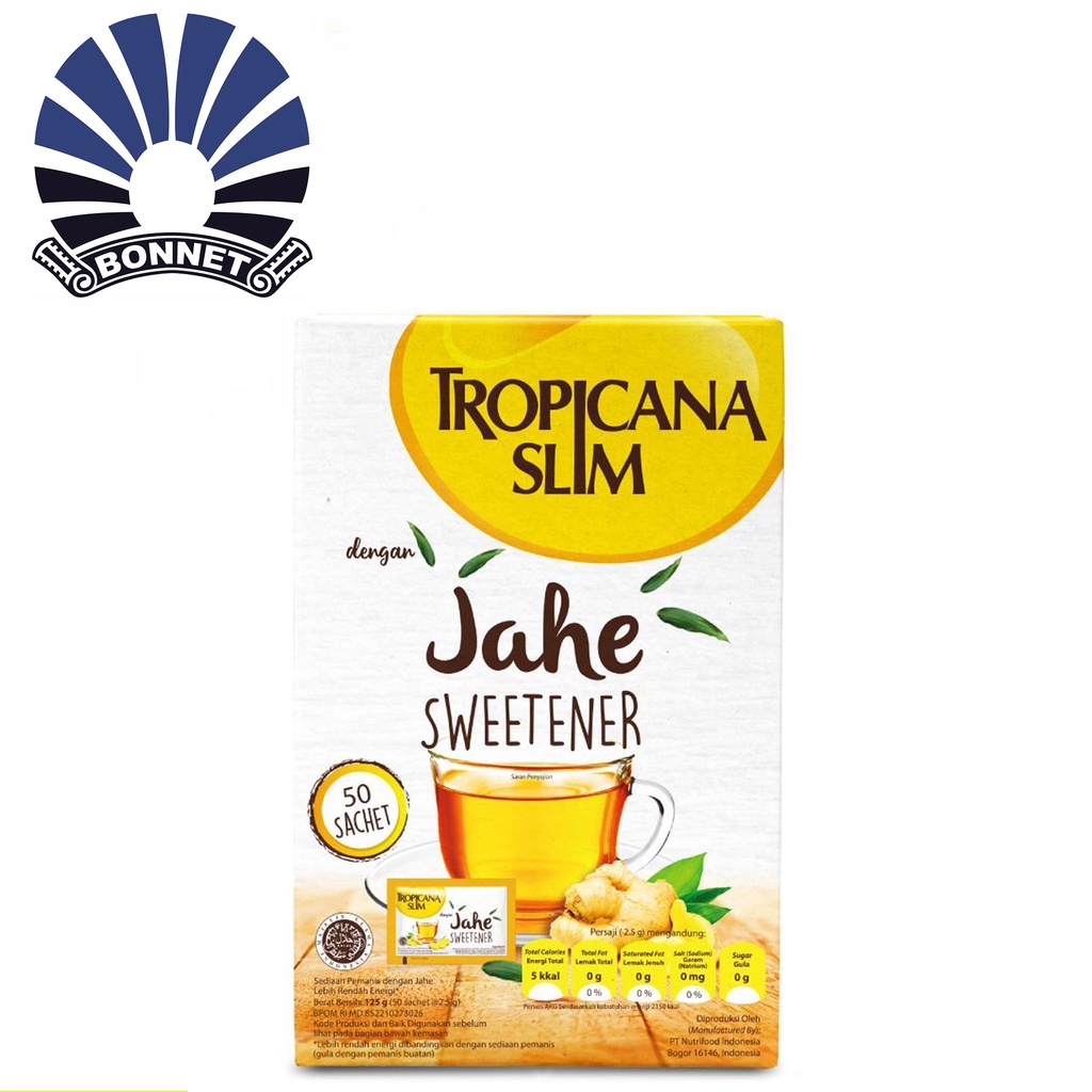 

Tropicana Slim Sweetener Jahe 50sch - Pemanis untuk Bantu Batasi Gula