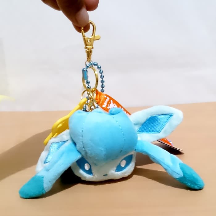 Keychain Boneka Pokemon Impor pikachu mew yadon mizugorou animal gantungan kunci