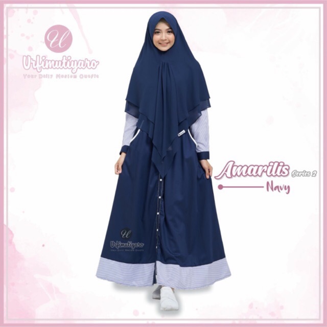 Gamis Amarilis Dress Urfimutiyaro. Gamis Casual