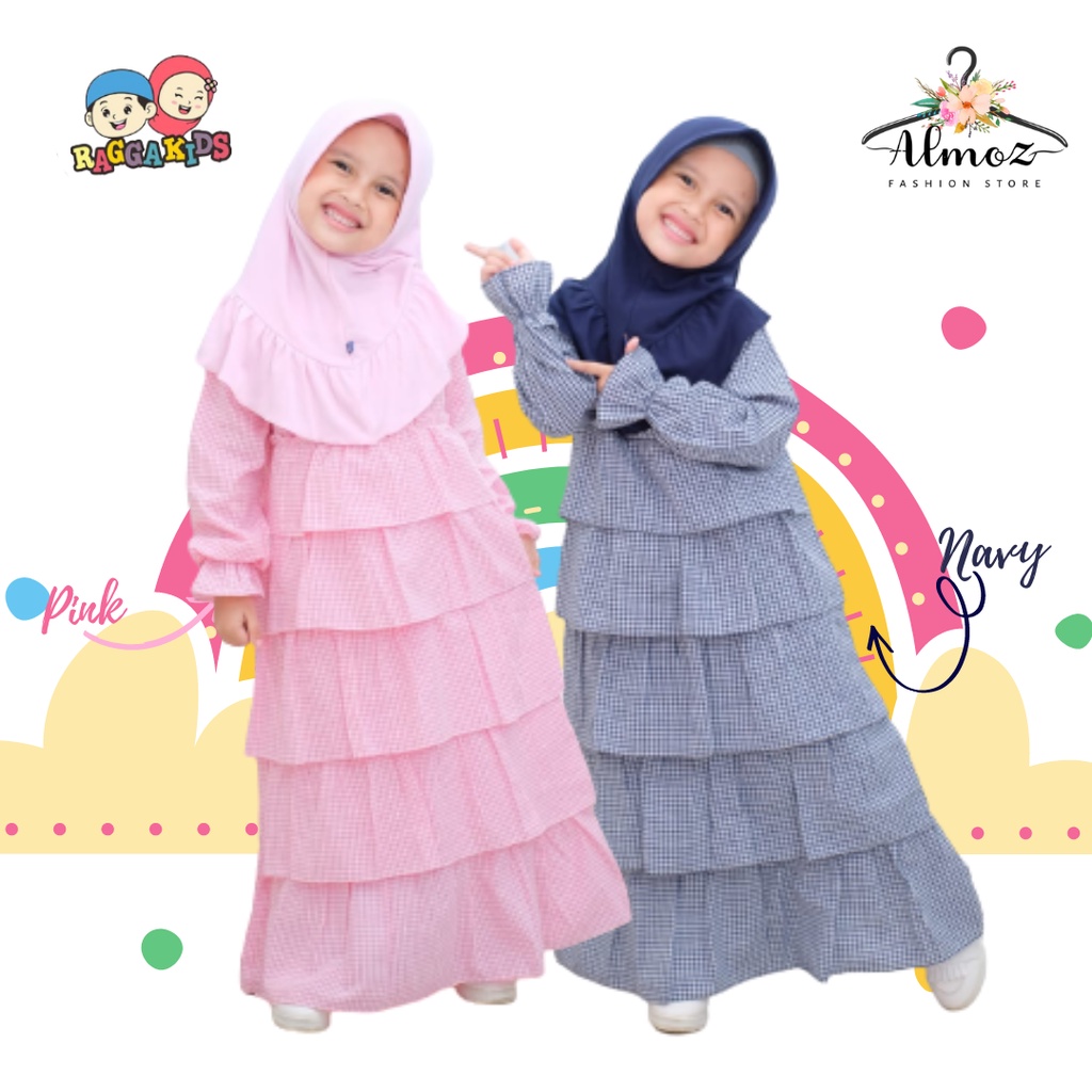 Gamis Anak katun GR02 Gynura Kids