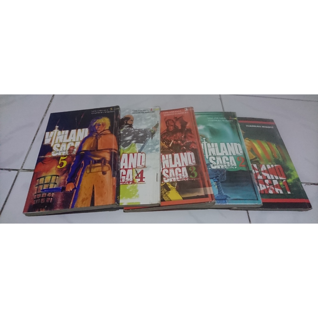 Komik Vinland saga 1-5 bukan elex - makoto yukimura